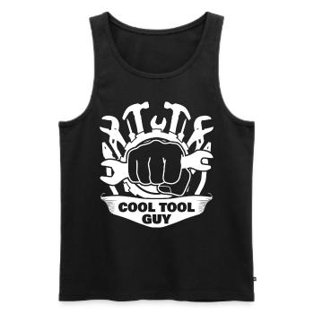 Tool Guy Craftsman Tools - Männer Premium Bio Tank Top - Schwarz - Vorne - AI Model Male 178 light (178cm)