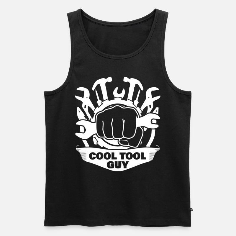 Tool Guy Craftsman Tools - Men's Premium Organic Tank Top - black