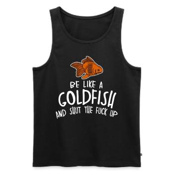 Goldfishes Goldfish Aquarium Gold Fish - Männer Premium Bio Tank Top - Schwarz - Vorne - AI Model Male 178 light (178cm)