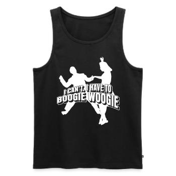 Boogie Woogie Dancing Swing - Men's Premium Organic Tank Top - black - Front - AI Model Male 178 light (178cm)