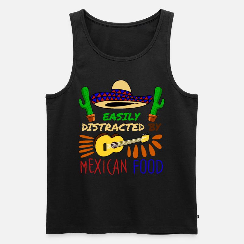 Mexico Mexican - Männer Premium Bio Tank Top - Schwarz