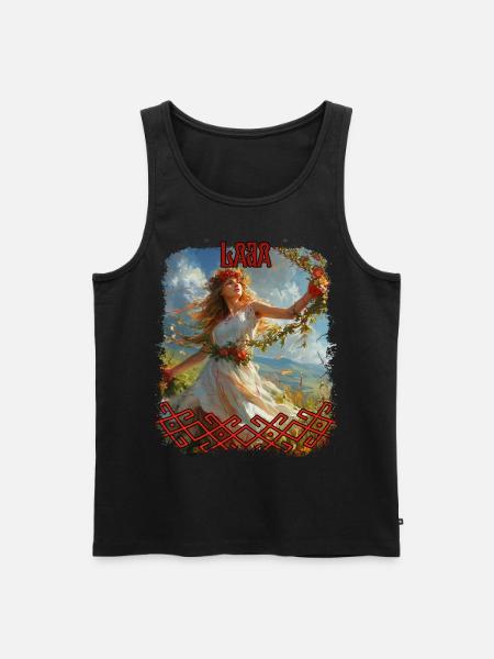 Divinité slave Lada Déesse Folklore Mythologie - Débardeur bio Premium Homme - noir