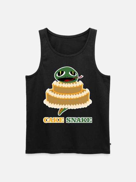 Snake Reptiles Snakes - Men's Premium Organic Tank Top - black