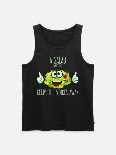 Salad Vegan Salads - Men's Premium Organic Tank Top - black