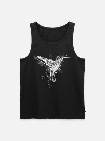 Colibri Colibris - Débardeur bio Premium Homme - noir
