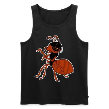 Goth Ant Gothique Occulte Grunge - Débardeur bio Premium Homme - noir - Devant - Michal (187cm)