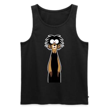 Goth Merkat Gothique - Débardeur bio Premium Homme - noir - Devant - Michal (187cm)