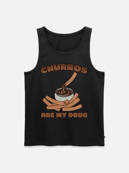 Churros Joke Churro Churrería - Men's Premium Organic Tank Top - black