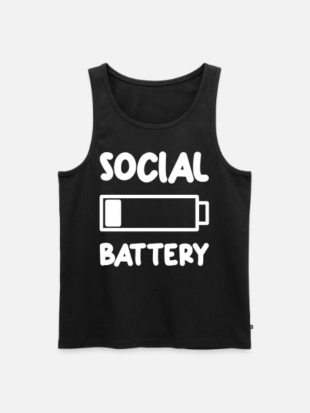 Autism Autistic Autistic - Men's Premium Organic Tank Top - black