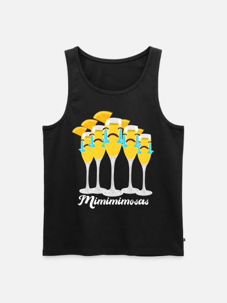 Mimosa Funny Mimosas - Men's Premium Organic Tank Top - black