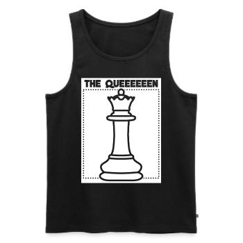 Chess Queen Chess Board Chess Player - Männer Premium Bio Tank Top - Schwarz - Vorne - Michal (187cm)
