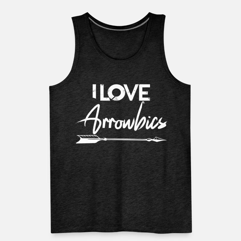 Compound Bow Shooting Archery Bow Men's Premium Organic Tank Top