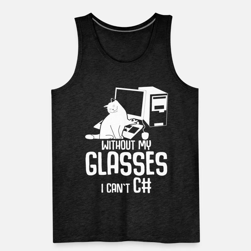 Programmer Computer Science Admin Men's Premium Organic Tank Top