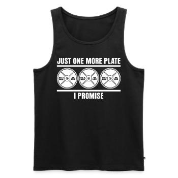 Gym Motivation Bodybuilding - Männer Premium Bio Tank Top - Schwarz - Vorne - Michal (187cm)