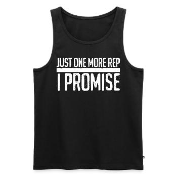 Gym Motivation Bodybuilding Bodybuilder - Men's Premium Organic Tank Top - black - Front - Michal (187cm)