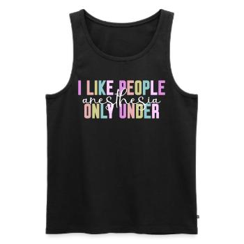 Anesthetist Doctor Hospital Nurse - Männer Premium Bio Tank Top - Schwarz - Vorne - Michal (187cm)
