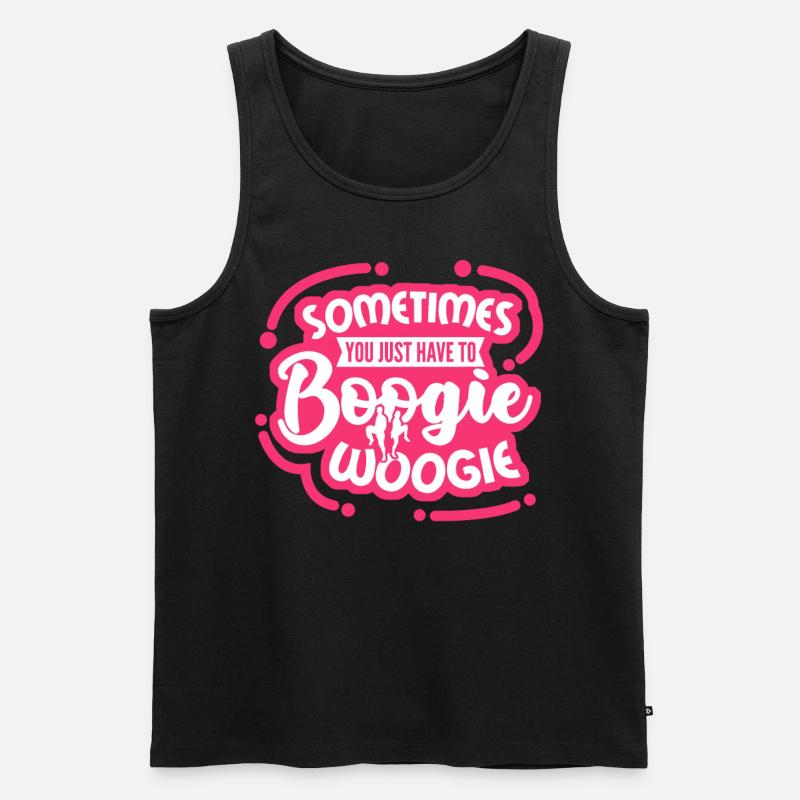 Boogie Woogie Boogie-Woogie Dancing - Men's Premium Organic Tank Top - black