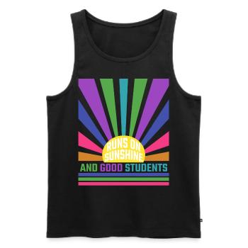 Teaching School Teacher - Männer Premium Bio Tank Top - Schwarz - Vorne - Michal (187cm)