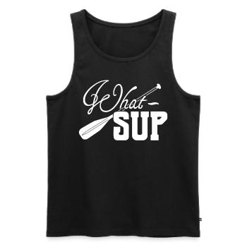 SUP Board Joke Stand up Paddling - Débardeur bio Premium Homme - noir - Devant - AI Model Male 178 light (178cm)