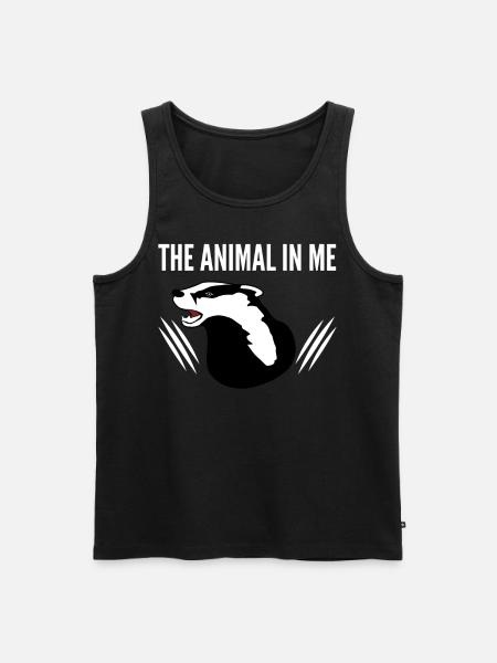Miodożer Miodorodki - Ekologiczny tank top męski Premium - czarny
