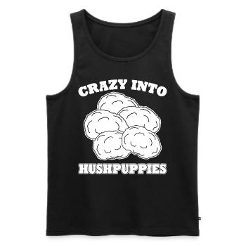 Hushpuppies Hushpuppy Hush Puppy - Men's Premium Organic Tank Top - black - Front - Michal (187cm)