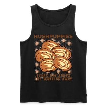 Hush Puppy Hushpuppy Food Hushpuppies - Men's Premium Organic Tank Top - black - Front - Michal (187cm)
