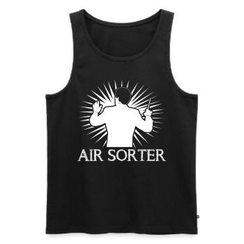 Conducting Classical Music Conductor - Men's Premium Organic Tank Top - black - Front - AI Model Male 178 light (178cm)