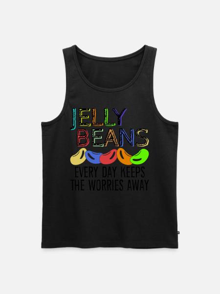 Jelly Beans Jelly Bean - Men's Premium Organic Tank Top - black