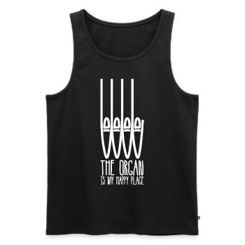 Organ Player Church Music Organist - Men's Premium Organic Tank Top - black - Front - AI Model Male 178 light (178cm)