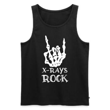X -ray Radiography Radiology - Männer Premium Bio Tank Top - Schwarz - Vorne - AI Model Male 178 light (178cm)