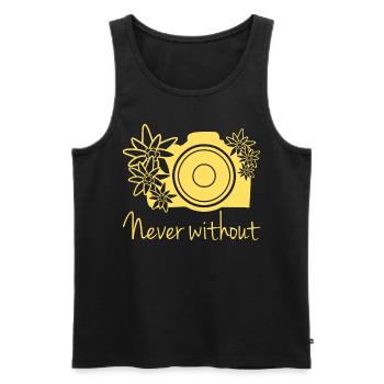 Photographer Photograph Photography - Men's Premium Organic Tank Top - black - Front - Michal (187cm)
