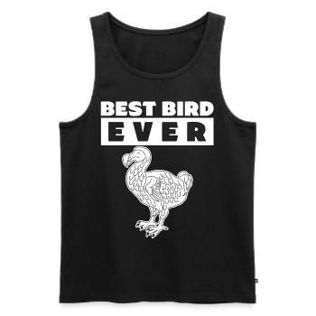 Dodo Best Bird Ever Dodos - Männer Premium Bio Tank Top - Schwarz - Vorne - Michal (187cm)