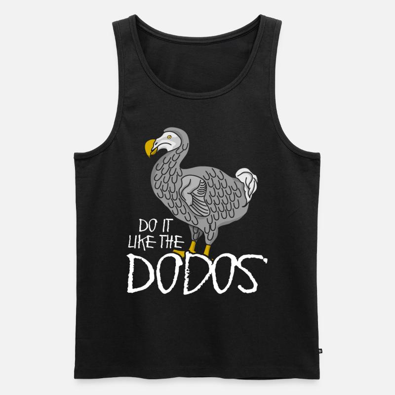 Dodo Joke - Männer Premium Bio Tank Top - Schwarz