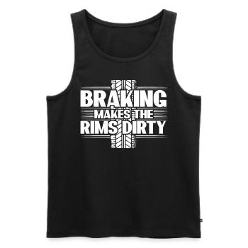 Cars Traffic Commuting Driver Rush Hour - Männer Premium Bio Tank Top - Schwarz - Vorne - AI Model Male 178 light (178cm)