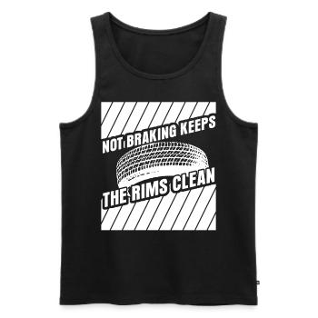 Traffic Rush Hour Driver Commuting Car - Männer Premium Bio Tank Top - Schwarz - Vorne - AI Model Male 178 light (178cm)