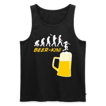 Beer Drinking Brewing Home Brewery - Männer Premium Bio Tank Top - Schwarz - Vorne - AI Model Male 178 light (178cm)
