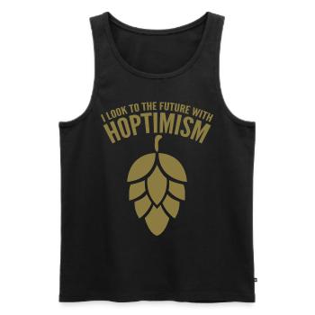 Beer Hop Brewing Craft Beer Malt - Men's Premium Organic Tank Top - black - Front - Michal (187cm)