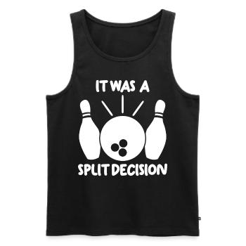 Bowling Split Bowling Ball Bowler - Männer Premium Bio Tank Top - Schwarz - Vorne - Michal (187cm)