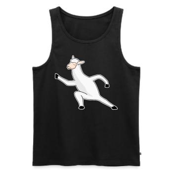Qigong Qi Gong Karate Thai Chi Chigong - Männer Premium Bio Tank Top - Schwarz - Vorne - AI Model Male 178 light (178cm)