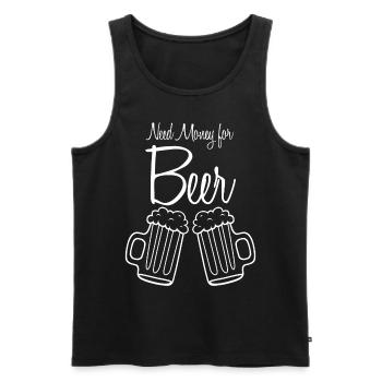 Beer Brewing Home Brewery - Männer Premium Bio Tank Top - Schwarz - Vorne - AI Model Male 178 light (178cm)