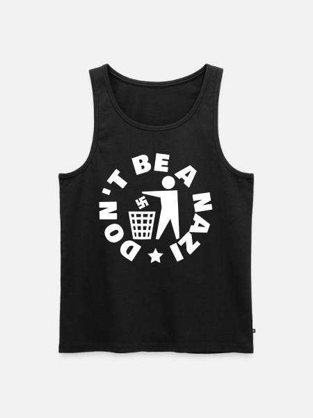 Antifascism Respect Tolerance - Men's Premium Organic Tank Top - black
