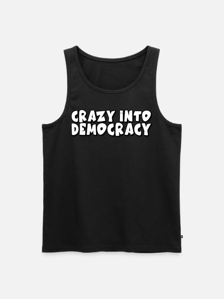 Democratic Elections Democracy Democrat - Men's Premium Organic Tank Top - black