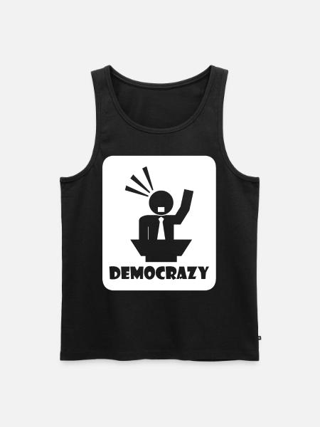 Elections Democracy Democrat Democratic - Men's Premium Organic Tank Top - black