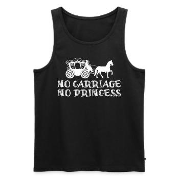 Coachmen Joke Horse Carriage Coachman - Men's Premium Organic Tank Top - black - Front - Michal (187cm)