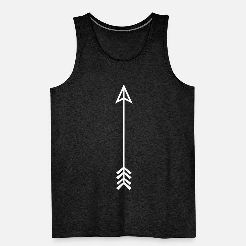 Archery long bow compound bow Männer Premium Bio Tank Top