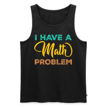 Mathematics Physics Teacher Math Maths - Männer Premium Bio Tank Top - Schwarz - Vorne - AI Model Male 178 light (178cm)