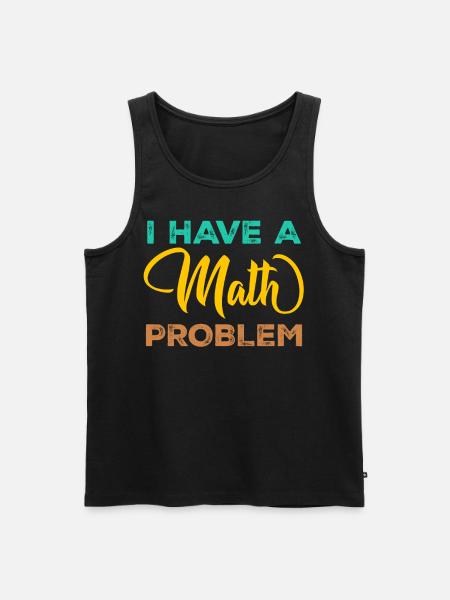Mathematics Physics Teacher Math Maths - Männer Premium Bio Tank Top - Schwarz