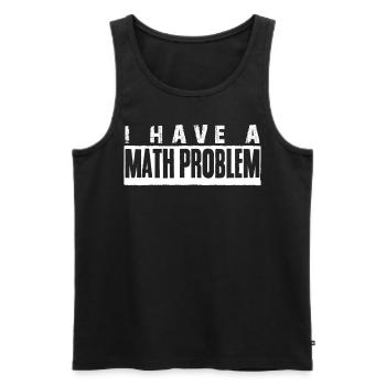 Physics Teacher Math Maths Mathematics - Männer Premium Bio Tank Top - Schwarz - Vorne - AI Model Male 178 light (178cm)