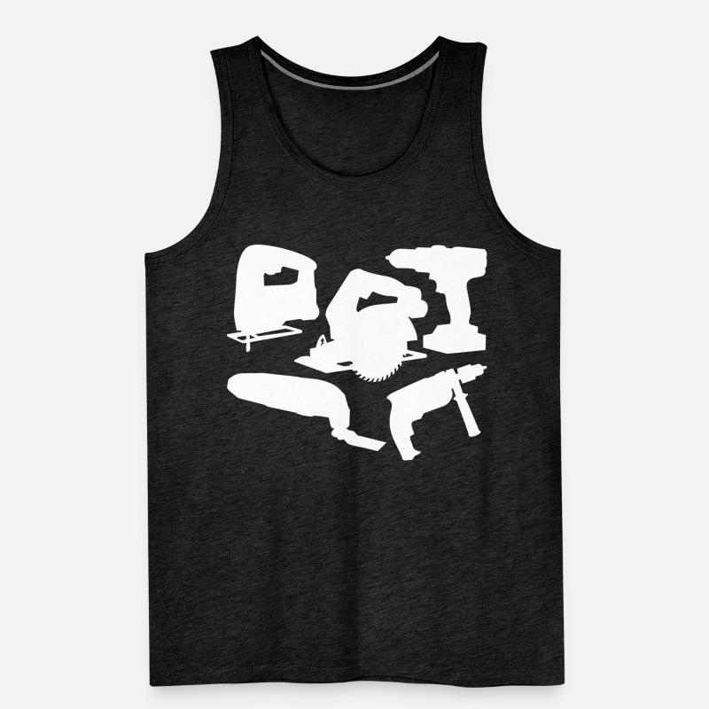 Power Tools Electric Tools Tool Men's Premium Organic Tank Top