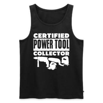 Tool Guy Craftsman Power Tools - Men's Premium Organic Tank Top - black - Front - AI Model Male 178 light (178cm)